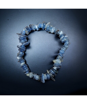 Bracelet Cyanite bleue Baroque