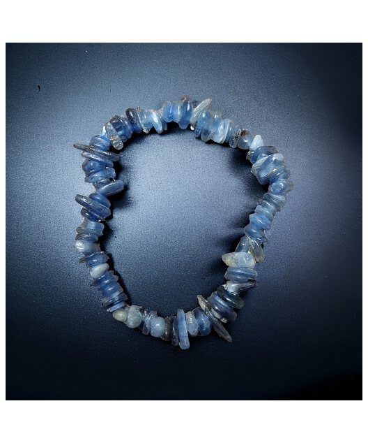 Bracelet Cyanite bleue Baroque