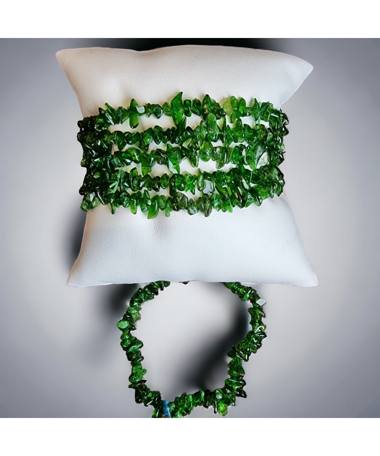 Bracelet Diopside Baroque