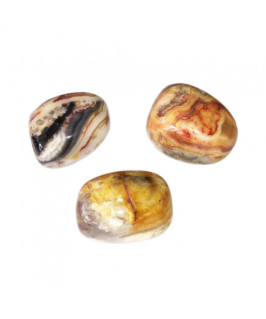 Pierre roulée Agate Crazy Lace