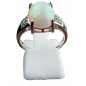 Bague Opale & Emeraude argent 925 Taille 59 Bague Opale & Emeraude argent 925 Taille 59