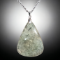 Pendentif Prehnite Epidote triangle
