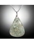 Pendentif Prehnite Epidote triangle