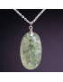 Pendentif Prehnite Epidote Ovale