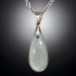 Pendentif Pierre de lune Goutte avec chaîne