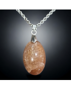 Pendentif Pierre de soleil ovale
