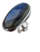 Bague Labradorite argent 925 Taille 60