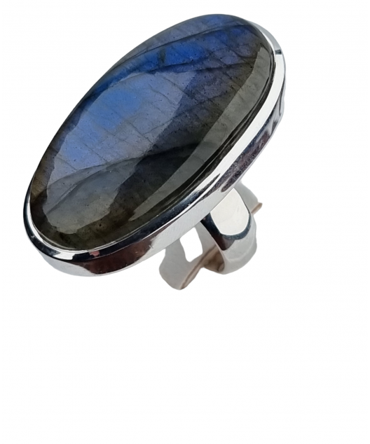 Bague Labradorite argent 925 Taille 60