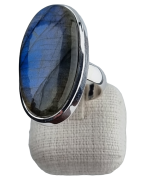 Bague Labradorite argent 925 Taille 60