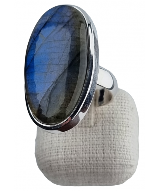 Bague Labradorite argent 925 Taille 60