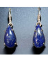 Boucles Lapis-lazuli Gouttes Argent 925