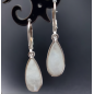 Boucles Pierre de lune Gouttes Argent 925