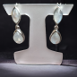 Boucles Pierre de lune Argent 925