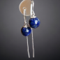 Boucles Lapis-lazuli Argent 925