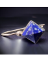 Boucles Lapis-lazuli Pyramides Argent 925