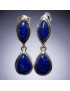 Boucles Lapis-lazuli Argent 925