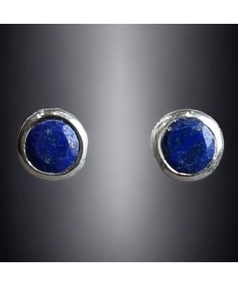 Boucles Lapis-lazuli Argent...