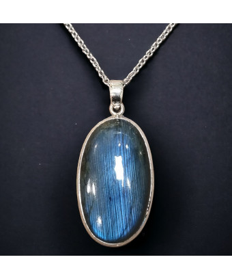 Pendentif Labradorite ovale...