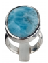 Bague Larimar argent 925 Taille 57