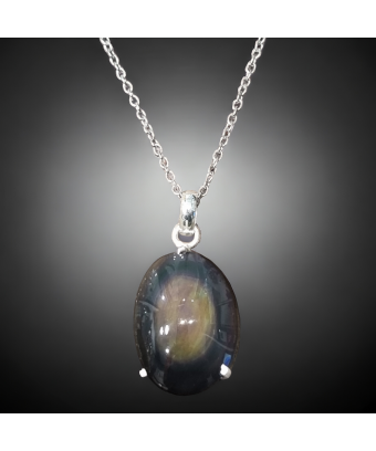 Pendentif Obsidienne Œil...