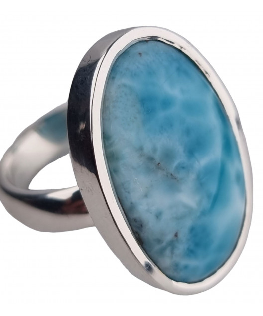 Bague Larimar argent 925 Taille 57