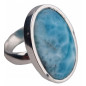 Bague Larimar argent 925 Taille 57