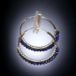 Boucles Lapis-lazuli Créoles Argent 925