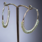 Boucles Péridot Créoles Argent 925