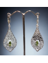 Boucles Péridot Argent 925