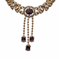 Collier Améthyste Plaqué or 20 micron