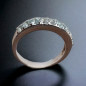 Anneau Aigue marine Argent 925