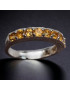 Anneau Citrine Argent 925 Taille 55