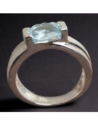 Bague Aigue marine Argent 925