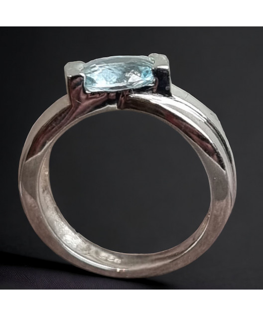 Bague Aigue marine Argent 925