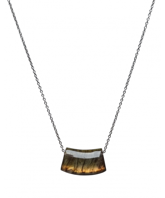 Pendentif Labradorite dorée