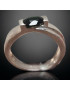 Bague Tourmaline verte Argent 925 Taille 53