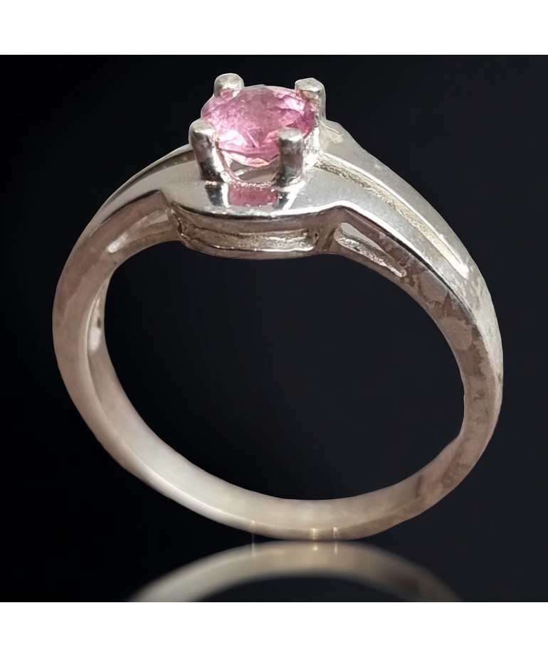 Bague Tourmaline rose Argent 925