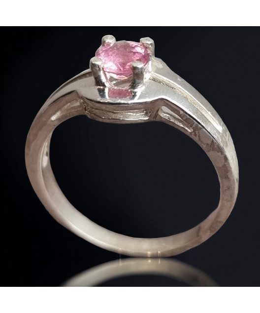 Bague Tourmaline rose Argent 925