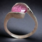 Bague Tourmaline rose Argent 925 Taille 57