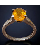 Bague Opale de feu Argent 925