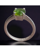 Bague Péridot Argent 925 Taille 56