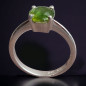 Bague Péridot Argent 925 Taille 56