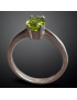 Bague Péridot Argent 925 Taille 59