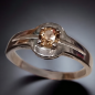 Bague Topaze impériale Argent 925 Taille 56
