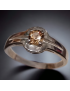 Bague Topaze Impériale Argent 925 Taille 56