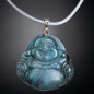 Pendentif Labradorite Bouddha sur cordon réglable