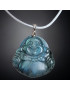 Pendentif Labradorite Bouddha sur cordon réglable