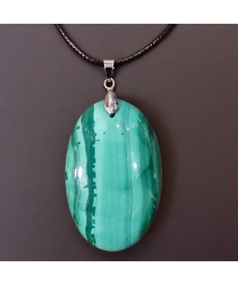 Pendentif Malachite avec...