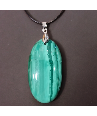 Pendentif Malachite avec...