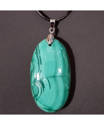 Pendentif Malachite avec...